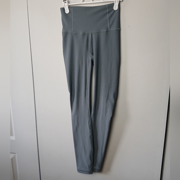 Lululemon Zoned In Tight *27" Color Blue Charcoal Size 4 Style Number: W5BBNS - Picture 2 of 16